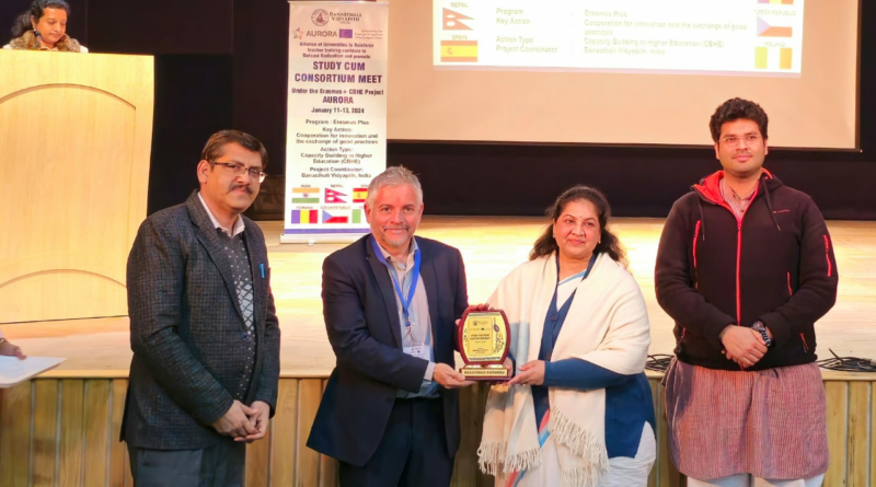 Banasthali Vidyapith coordinates the Erasmus+ CBHE project; partners from six countries