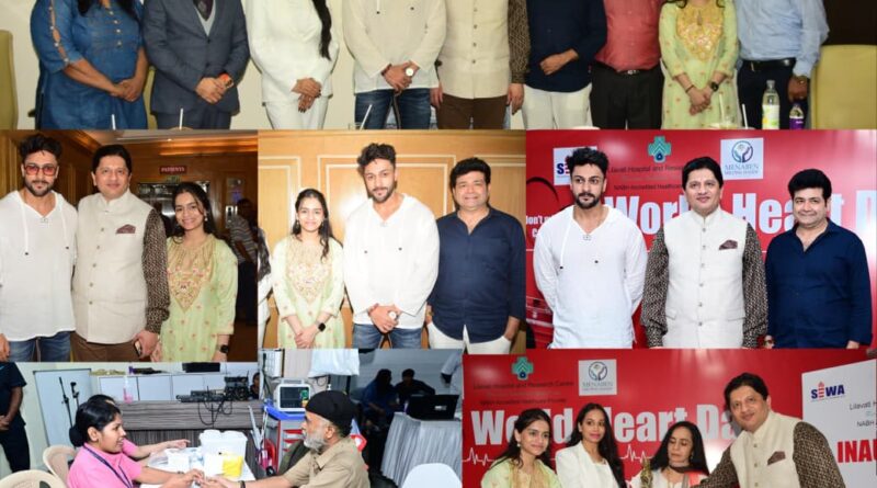 Rajiv Mehta, Shaleen Bhanot, Sujata Mehta, Pooja Mehta, Pia Roy, Heital Puniwala at Lilavati Hospital free Heart Camp