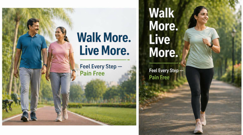 Walk More. Live More. Feel Every Step — Pain Free