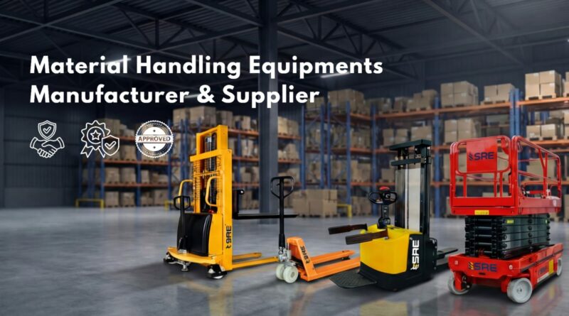 Material Handling Equipment Manufacturer in India | Scissor Lift, Stacker, Pallet Truck Supplier