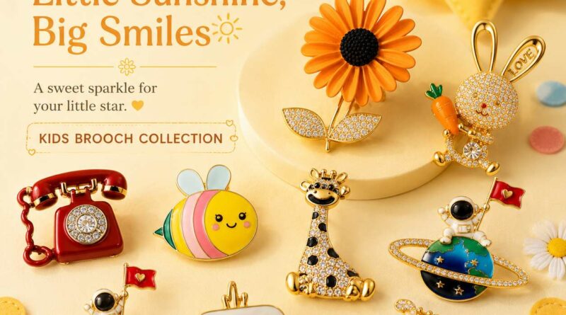 Kids Brooches Are the Next Big Trend in Children’s Fashion: How Aura Bling Jewels Is Leading the Shift