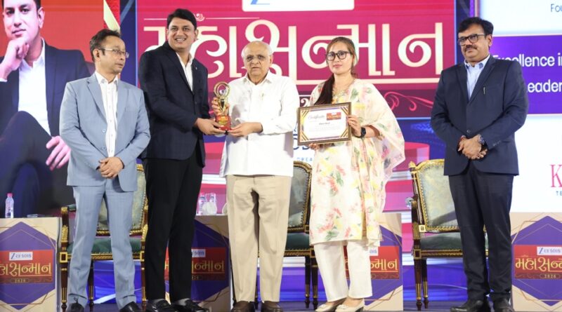 KESARIA TEXTILE HONOURED AT ZEE MAHASANMAN 2026; FOUNDER & CEO RITESH MODI RECEIVES ‘EXCELLENCE IN TEXTILE INDUSTRY LEADER OF THE YEAR’ AWARD
