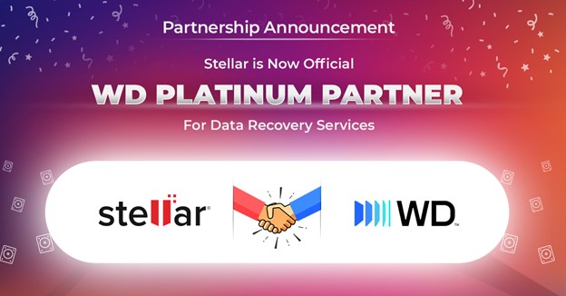 Stellar Recognised as a Western Digital Authorised Platinum Data Recovery Partner