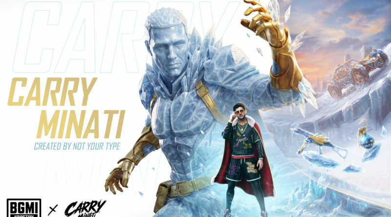 A Historic First for Indian Gaming: CarryMinati Enters BGMI as a Fully Playable Character, with an Entire In-Game Collection Designed by NotYourType