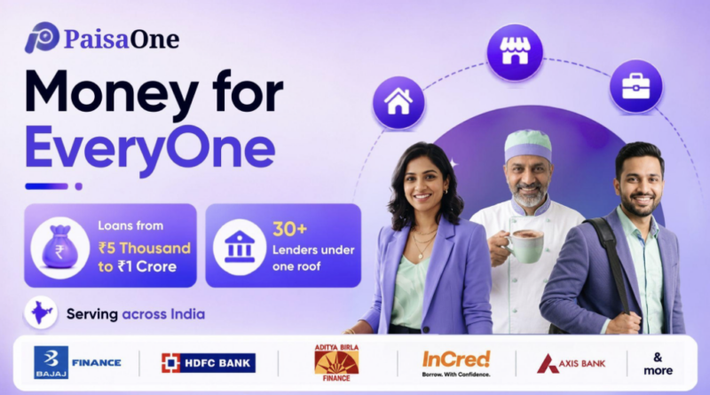Money for Everyone: PaisaOne Launches to Connect Borrowers with 30+ Lending Partners Across India Money for Everyone: PaisaOne Launches to Connect Borrowers with 30+ Lending Partners Across India