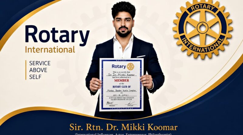 Honorary Rotarian Mikki Koomar Announces 100 Global Campaigns — A New Era Of Service, Leadership & Humanitarian Impacts Through United Nexus Organization
