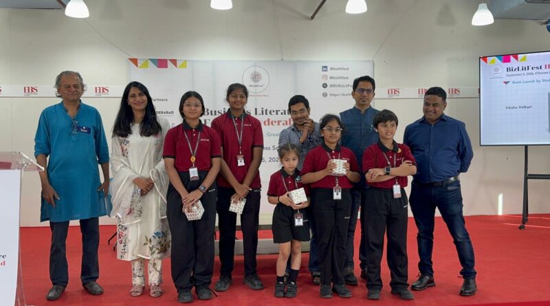 Keystone School’s Young Authors Launch Their Books at BizLitFest Hyderabad
