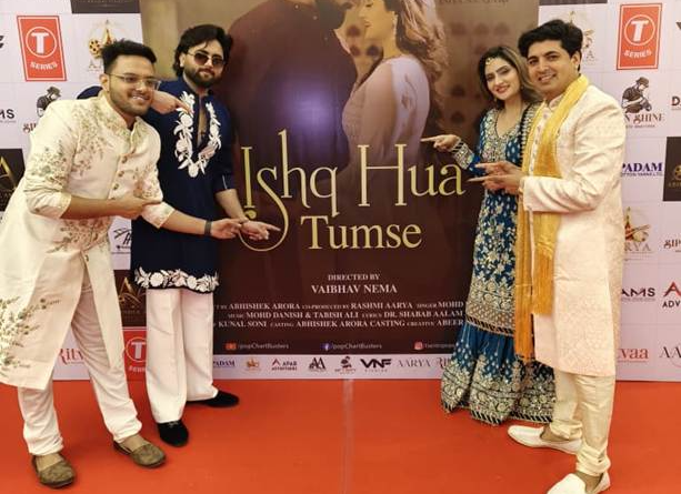 Abhishek Arora Productions Hosts a Royal Wedding-Themed Grand Launch for New Song “Ishq Hua Tumse