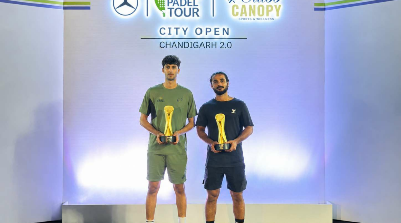 95 teams compete as Clubb Canopy concludes Mercedes-Benz Indian Padel Tour’s Chandigarh leg