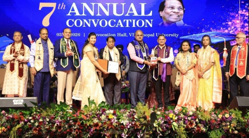 VIT Bhopal University conducts 7th Annual Convocation, confers degrees on 3,571 graduates across disciplines
