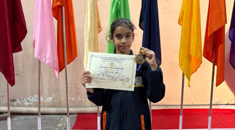 Mira Road Taekwondo Athlete Pahal Kedia Bags Gold at CISCE Games, Earns National Championship Selection