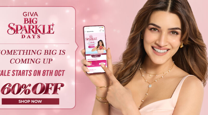 GIVA Brings the Best Price of the Year with ‘Big Sparkle Days’, Offering Up to 60% OFF