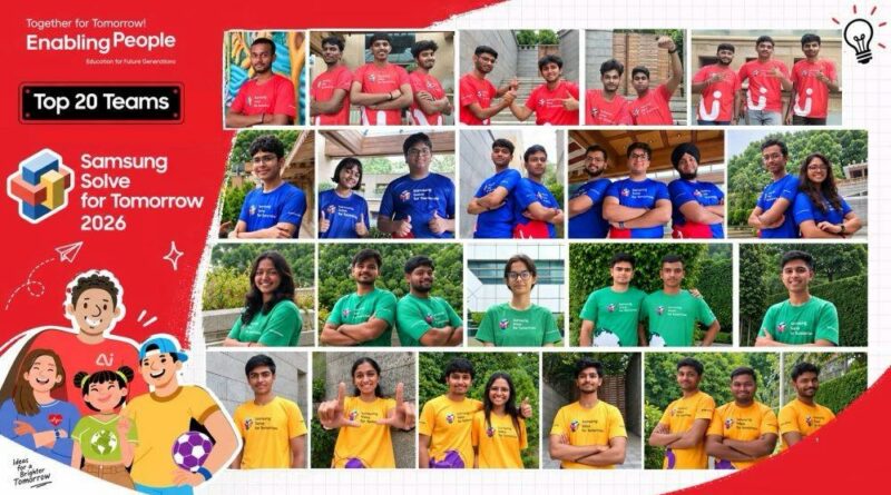 Samsung Sets the Stage for India’s Young Innovators at Samsung Solve for Tomorrow 2026